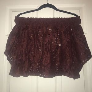 Abercrombie & Fitch Off the Shoulder Top